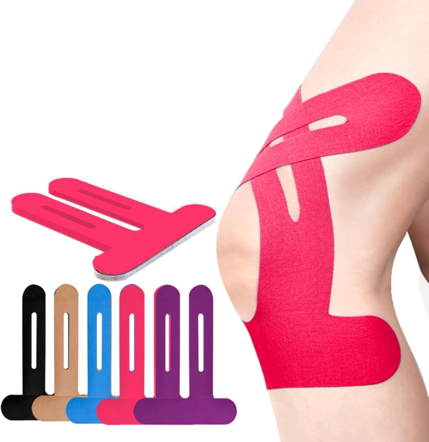Flexify | Vorgeschnittenes Kinesio Tape für Knieunterstützung 3