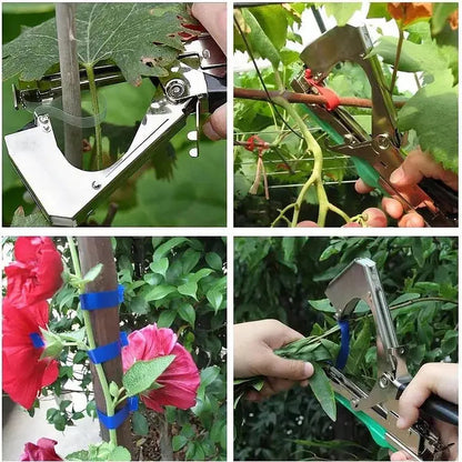 Floralis | Einhand-Bindemaschine für Pflanzen mit Band und Klammern 4