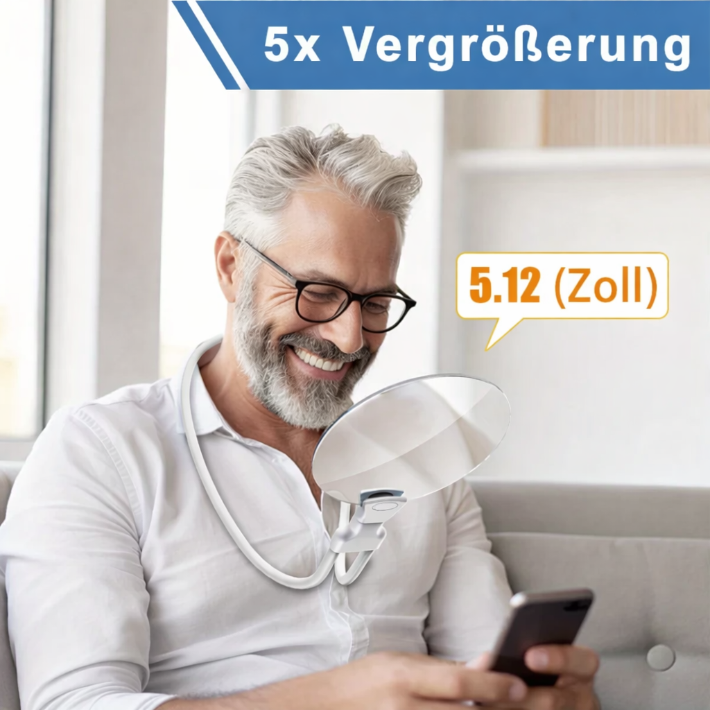 FocusFree | Freihändige Lupe mit Flexiblem Schwanenhals 2