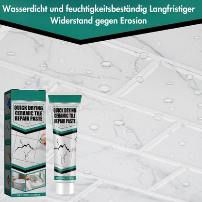 Corino | Tile Repair Paste 100 ml with Spatula and Sandpaper
