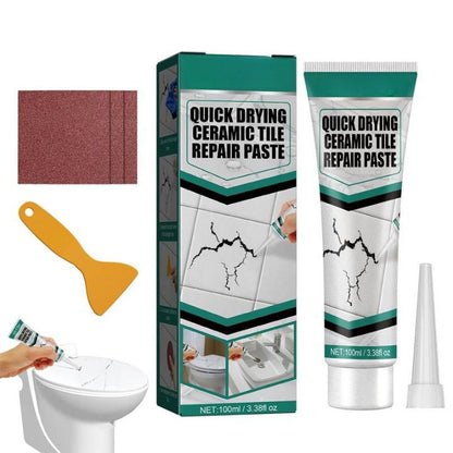 Corino | Tile Repair Paste 100 ml with Spatula and Sandpaper