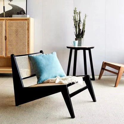 Lunair Canapé | Loungesessel aus Holz & Rattan im französisch-skandinavischen Stil