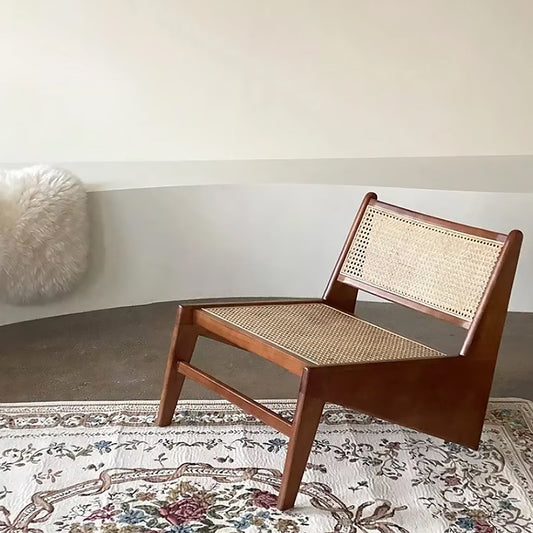 Lunair Canapé | Loungesessel aus Holz & Rattan im französisch-skandinavischen Stil