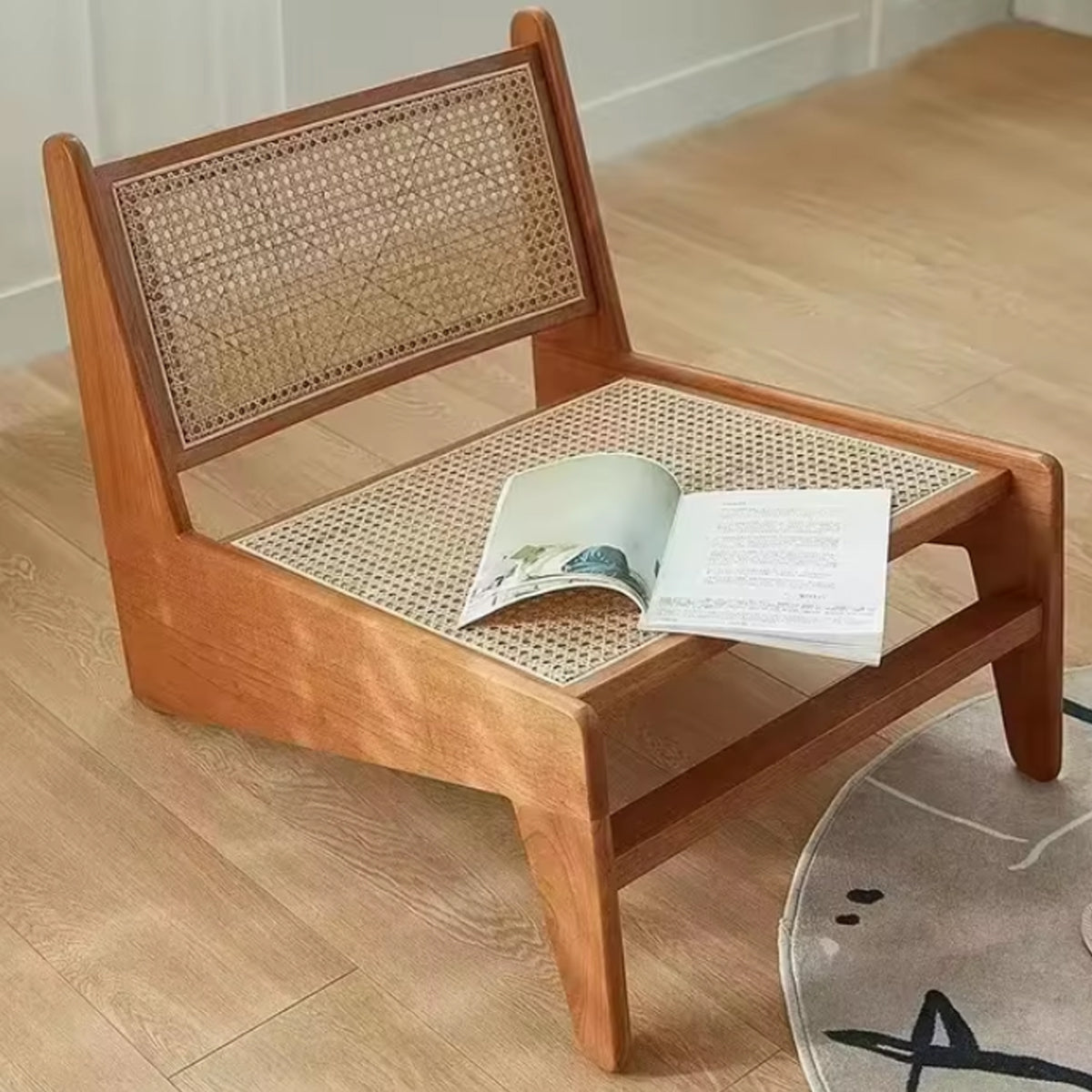 Lunair Canapé | Loungesessel aus Holz & Rattan im französisch-skandinavischen Stil