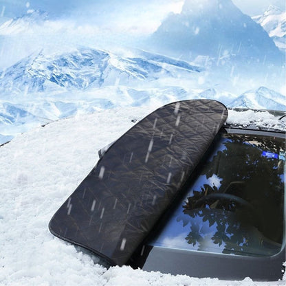 Glacivo | Frontscheibenabdeckung Winter mit Magnet und Spiegelschutz, 260 × 116 cm