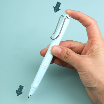 Inkelto | Penna stilografica retrattile con meccanismo a scatto, set da 3