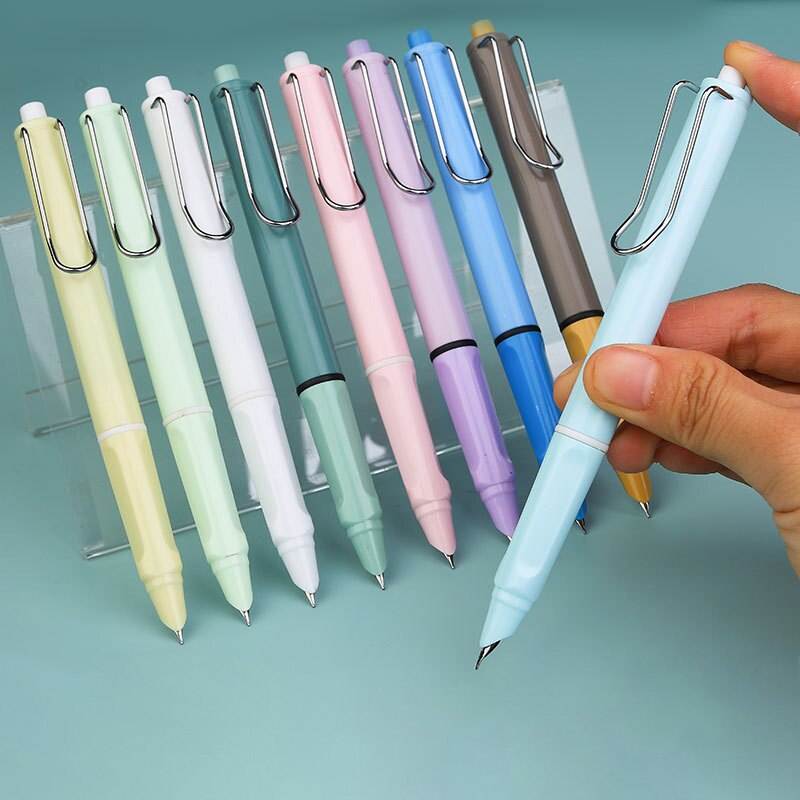 Inkelto | Penna stilografica retrattile con meccanismo a scatto, set da 3