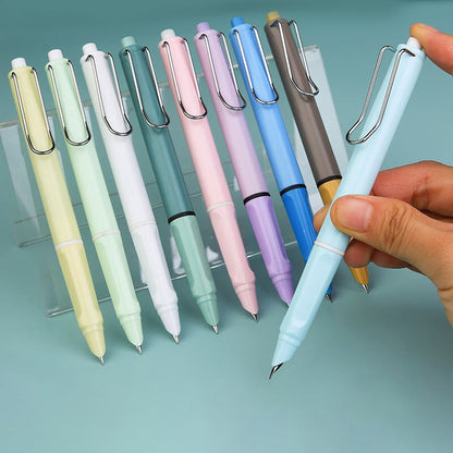 Inkelto | Penna stilografica retrattile con meccanismo a scatto, set da 3