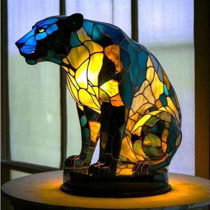 Lampada notturna LED con razze canine | Lampada da tavolo decorativa | Luce calda d'atmosfera