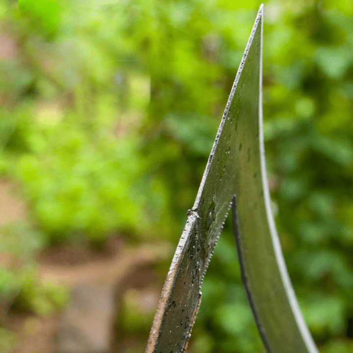 Ackerlo | Gartenhacke aus Manganstahl mit Holzstiel, handgeschmiedet