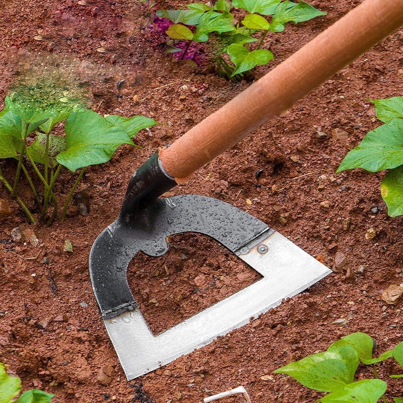 Ackerlo | Gartenhacke aus Manganstahl mit Holzstiel, handgeschmiedet