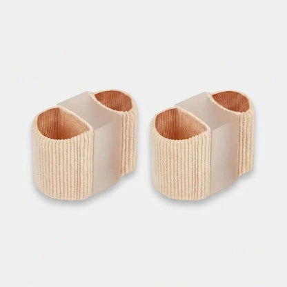 Zehvana | Gel Zehenspreizer aus Nylon und SEBS, 1 Paar, waschbar und wiederverwendbar