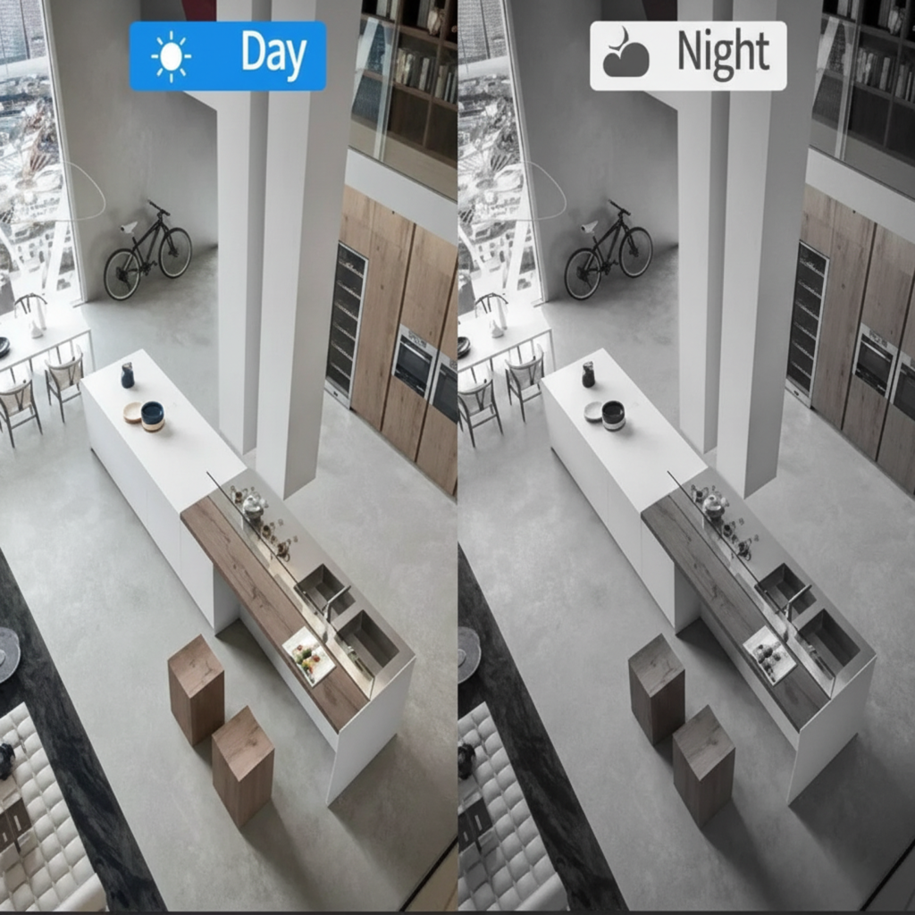 Kalena | Mini cámara de vigilancia 1080p con WiFi, visión nocturna y alertas