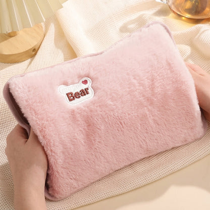 Mollina | Electric hot water bottle with plush cover and automatic shutoff