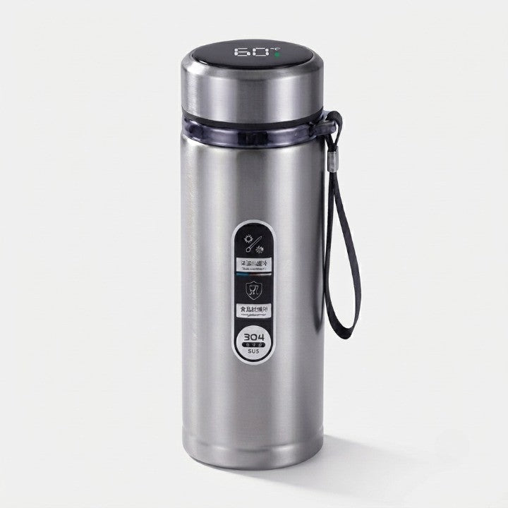 Calidro | Stainless steel thermos with LED temperature display, 0,8 or 1 L