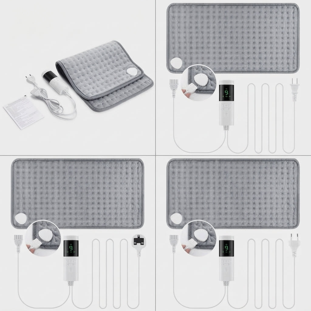 Caloren | Coussin chauffant nuque et épaules, 9 niveaux, minuterie, lavable