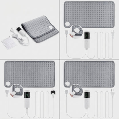 Caloren | Coussin chauffant nuque et épaules, 9 niveaux, minuterie, lavable
