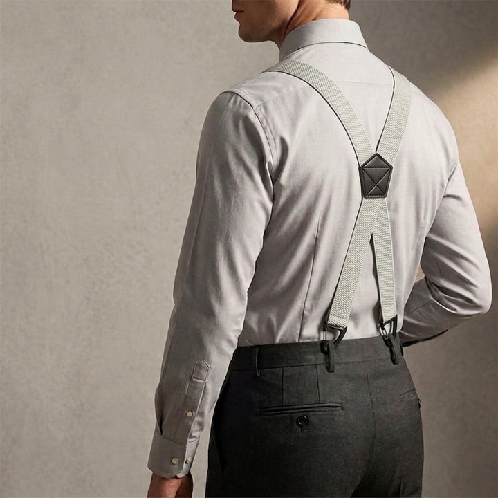 Strapholt | Tirantes para hombre con ganchos, 3,8 cm de ancho, en X o en Y