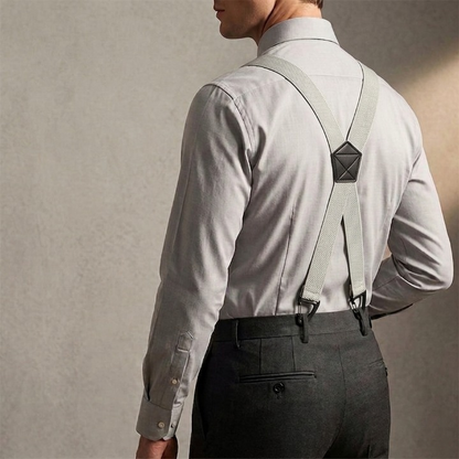 Strapholt | Tirantes para hombre con ganchos, 3,8 cm de ancho, en X o en Y
