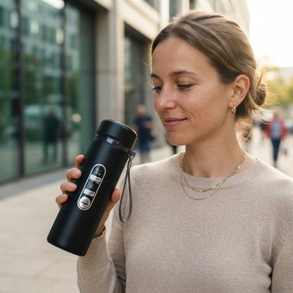 Calidro | Stainless steel thermos with LED temperature display, 0,8 or 1 L