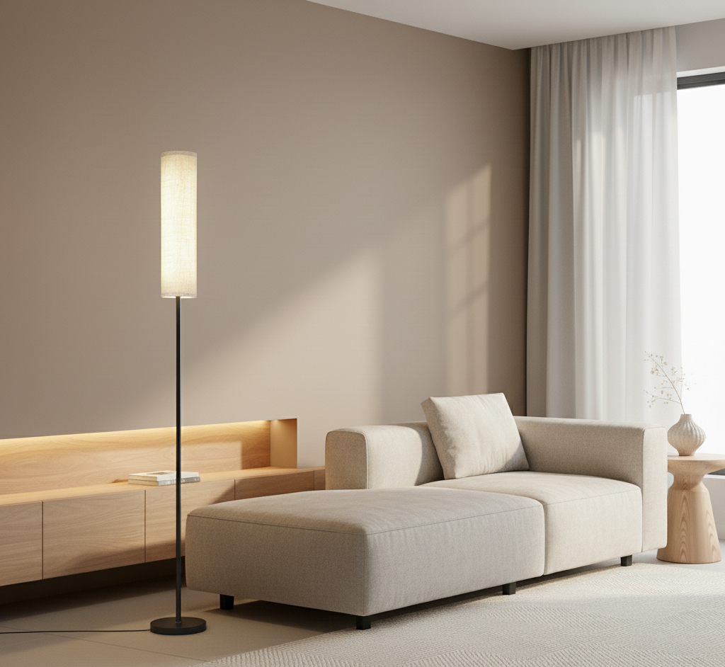 Lumivelo Alto | Lampadaire LED à intensité variable avec télécommande
