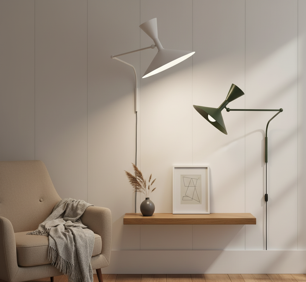 Orrin Vey LED Wandleuchte | Minimalistisches Design | Warmweißes Licht | Aluminium