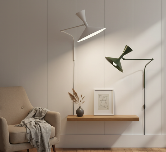 Orrin Vey LED Wandleuchte | Minimalistisches Design | Warmweißes Licht | Aluminium