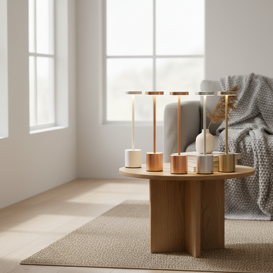 Veliora Retro | Kabellose LED Tischlampe im Vintage-Stil