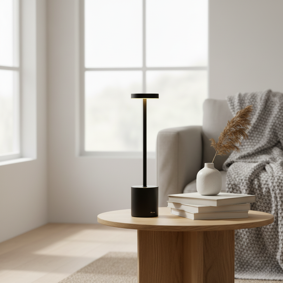 Veliora Retro | Lampada da tavolo LED senza fili in stile vintage