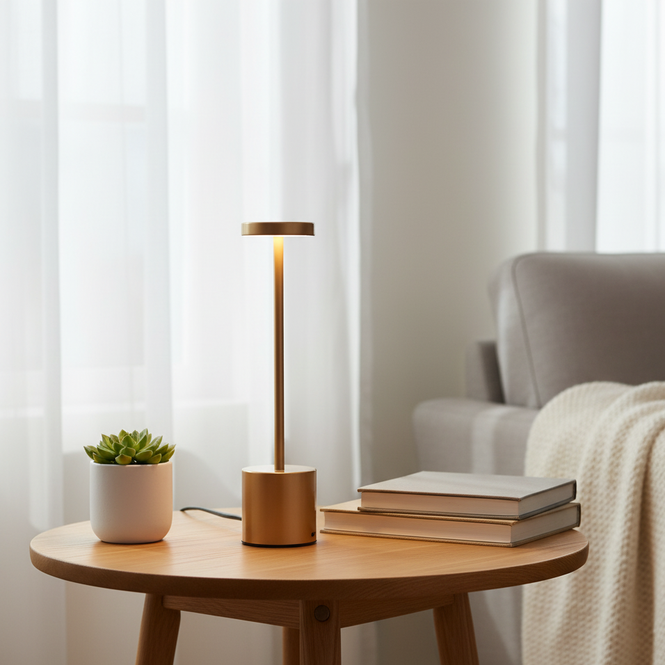 Veliora Retro | Lampada da tavolo LED senza fili in stile vintage
