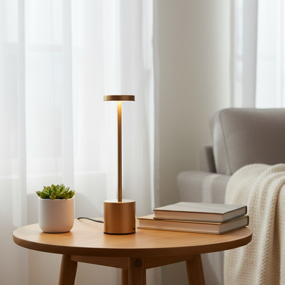 Veliora Retro | Lampada da tavolo LED senza fili in stile vintage