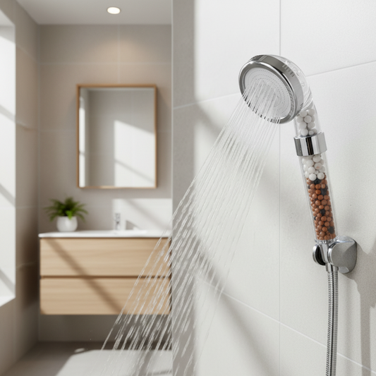 Hochdruck-Duschkopf mit 3 Funktionen & Anionenfilter – wassersparend & erfrischend wie ein Spa