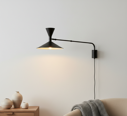 Orrin Vey LED Wandleuchte | Minimalistisches Design | Warmweißes Licht | Aluminium