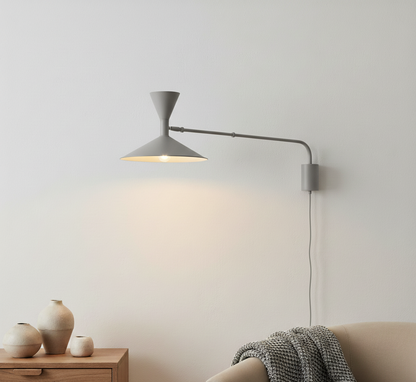 Orrin Vey LED Wandleuchte | Minimalistisches Design | Warmweißes Licht | Aluminium