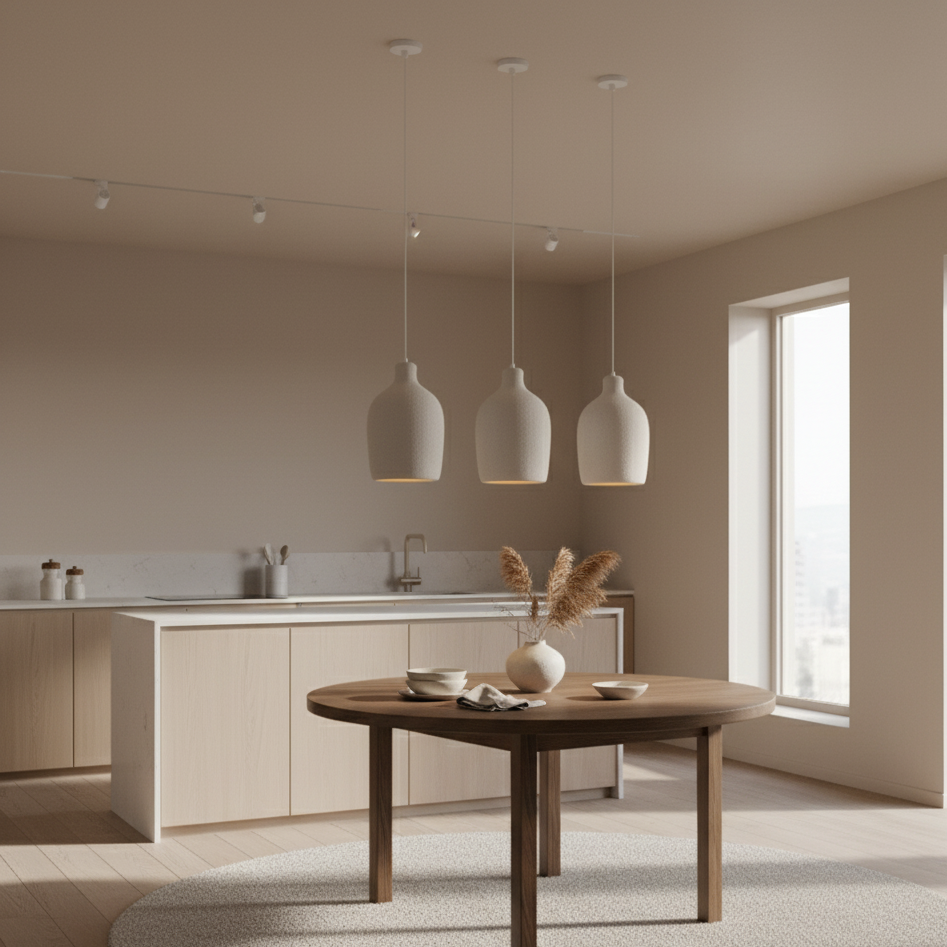 Halo Sabié | Lampada a sospensione LED di design in stile Wabi-Sabi per soggiorno e zona pranzo