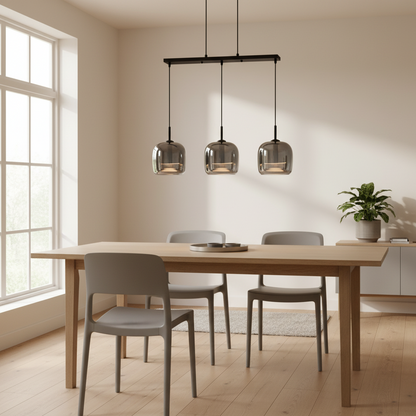 Svarna | Suspension scandinave en verre teinté