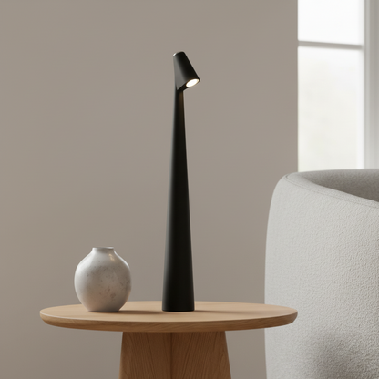 NordicLite | Wireless LED Table Lamp in Scandinavian Minimalism | Modern Design for Living & Bedrooms