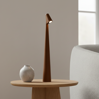 NordicLite | Wireless LED Table Lamp in Scandinavian Minimalism | Modern Design for Living & Bedrooms