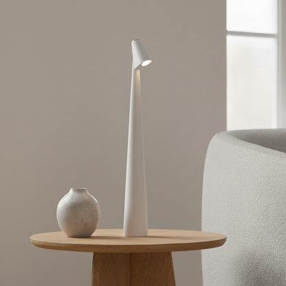 NordicLite | Wireless LED Table Lamp in Scandinavian Minimalism | Modern Design for Living & Bedrooms