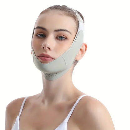Vellina | Fascia facciale dal taglio a V, traspirante e regolabile