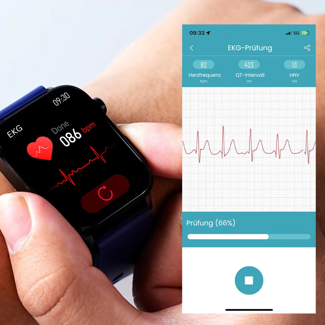 GlucoCare SOS | Smartwatch mit Vitalparameter-Tracking 3