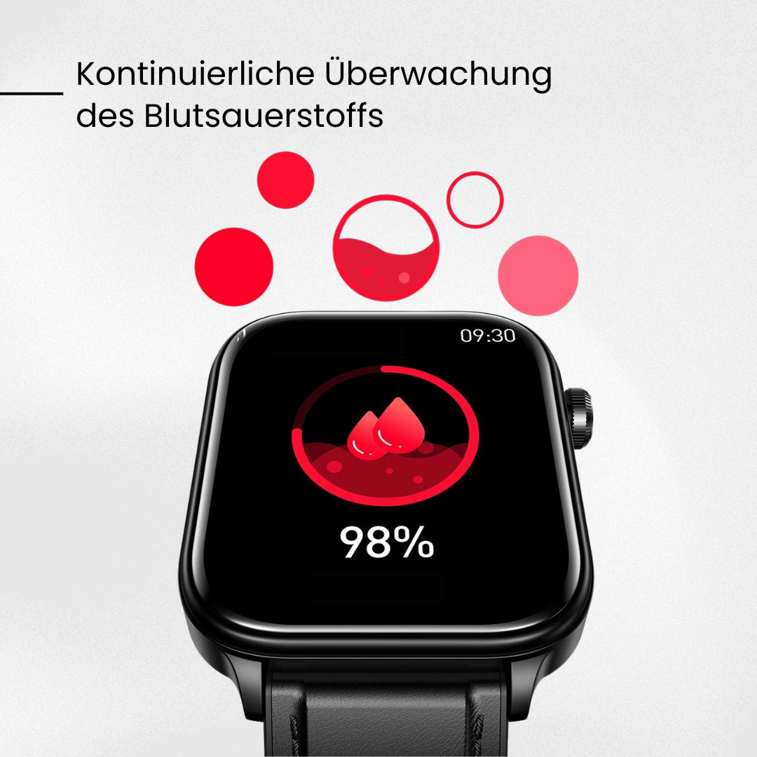 GlucoCare SOS | Smartwatch mit Vitalparameter-Tracking 6
