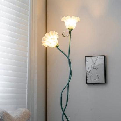 Calla Lampada da terra | Lampada da terra LED a forma di fiore con design decorativo