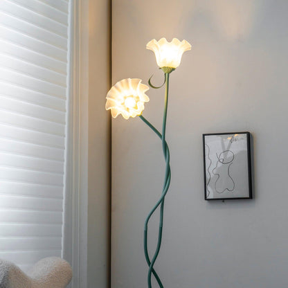 Calla Lampada da terra | Lampada da terra LED a forma di fiore con design decorativo