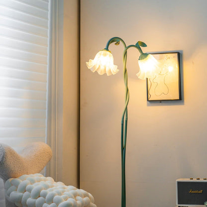 Calla Lampada da terra | Lampada da terra LED a forma di fiore con design decorativo