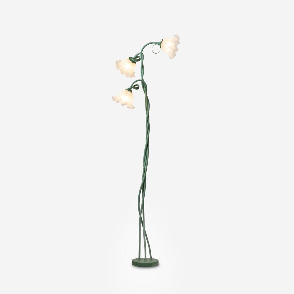 Calla Lampada da terra | Lampada da terra LED a forma di fiore con design decorativo