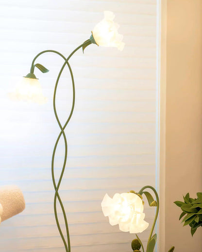 Calla Lampada da terra | Lampada da terra LED a forma di fiore con design decorativo
