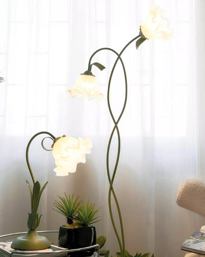 Calla Lampada da terra | Lampada da terra LED a forma di fiore con design decorativo