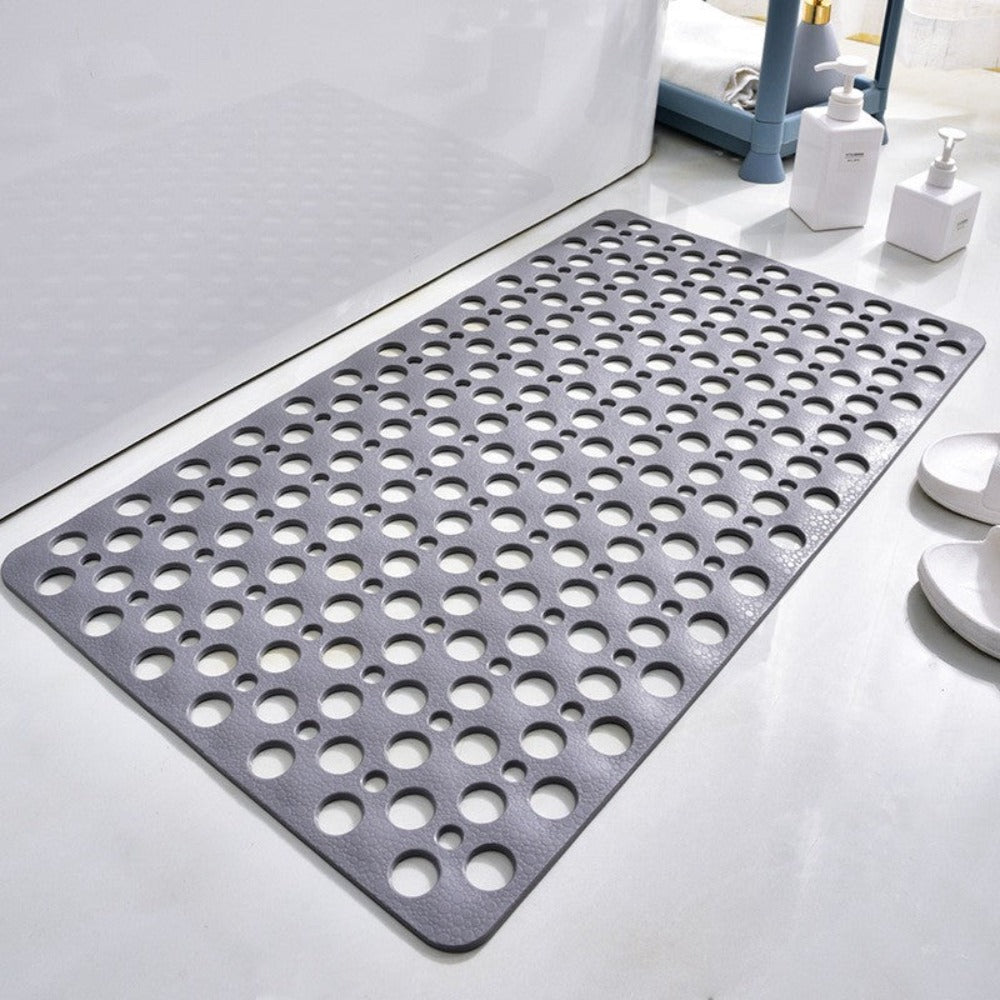 Silvra | Non-Slip Shower Mat with Suction Cups and Quick-Dry Design