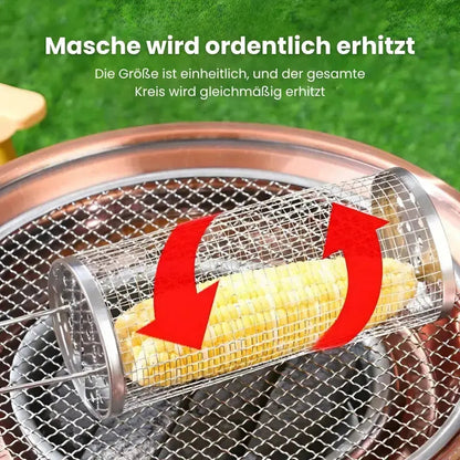 Grillmeister | Edelstahl-Roll-Grillkorb 2